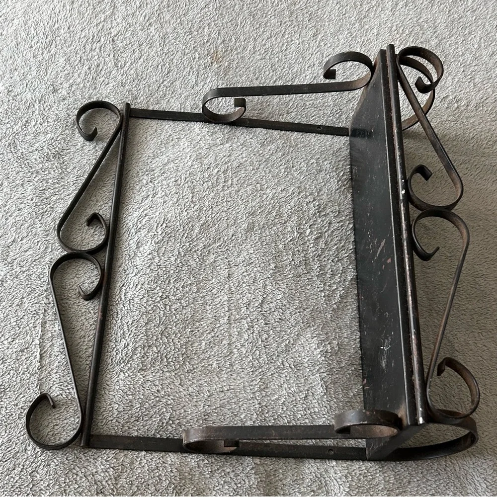Vintage Metal Shelf